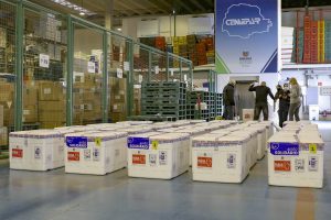 03.07.2021 - Chegada de vacina Janssen
Foto Gilson Abreu/Aen