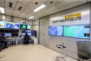 Sala de monitoramento - Simepar.
  Curitiba, 19/06/2019 -  Foto: Geraldo Bubniak/ANPr