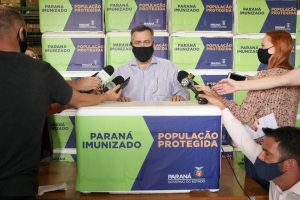Governo do Paraná Recebe Mais 102.500 Deses da Vacina do Covid-19. Foto: Ari Dias/AEN