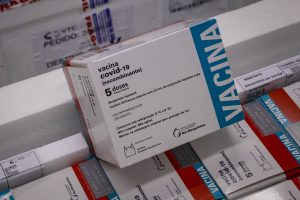 27/07/2021 - Nova remessa de vacinas contra o covid.
Foto Gilson Abreu/AEN