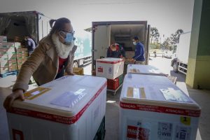 29/07/2021 - Distribuição de vacinas para Regionais
Foto Gilson Abreu/AEN