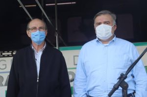 O Governo do Estado lançou nesta quarta-feira (16), em Palotina, na Região Oeste, o programa Emprega Mais Paraná. A ação desenvolvida pela Secretaria de Estado da Justiça, Família e Trabalho (Sejuf) busca aproximar empresas com vagas disponíveis de potenciais candidatos usando a intermediação das Agências do Trabalhador, além de ofertar capacitação de mão de obra. - Palotina. 16/06/2021  -  Foto: Divulgação SEJUF