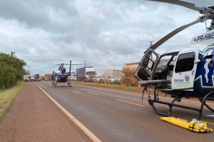 Com mais de 4 mil resgates, serviço aeromédico do Paraná bate recorde de atendimentos em 2023