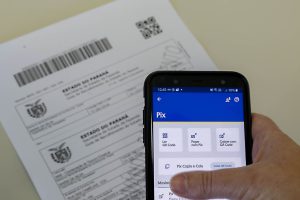 19.08.2021  Pagamento com Pix
Foto Gilson Abreu/AEN