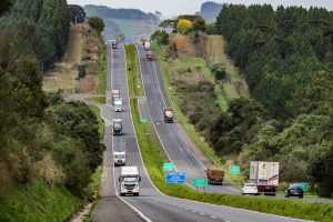Piraí do Sul, 31 de agosto de 2023 - PR 151, entre Ponta Grossa e Sengés, no trecho em Piraí do Sul.