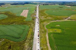 Obras-Pavimentação em Concreto da PR-280-Palmas.Foto: Ari Dias/ AEN.
