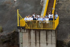 Francisco Beltrão, 13 de dezembro de 2024 - O governador Carlos Massa Ratinho Jr., inaugura obra de condenção de cheias e anuncia melhorias.