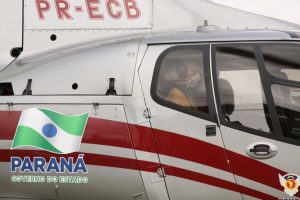 Graer realiza transporte aeromédico do paciente Luiz Carlos Marcondes Junior para Curitiba.
Guarapuava, 11/06/2014.
Foto: José Gomercindo/ANPr