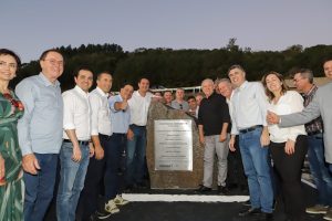 Francisco Beltrão, 15 de agosto de 2023 - O governador Carlos Massa Ratinho Jr inaugura o Contorno de Francisco Beltrão.