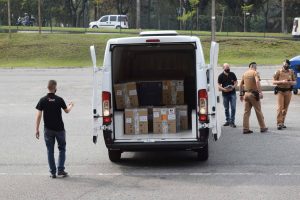 Paraná recebe mais 303 mil vacinas contra a Covid-19 para primeira dose
. Foto: Américo Antonio/SESA
